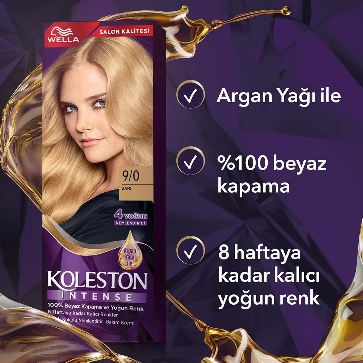KOLESTON KOLESTON NATURALS Wella Koleston Intense Saç Boyası 9/0 Sarı 1 of 7
