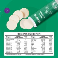 Vitago Multivit 21 Çeşit Multivitamin + Multimineral Bileşeni İçeren 20'li Efervesan Tablet