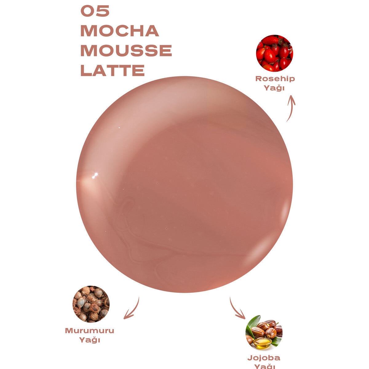  GOLDEN ROSE GOLDEN ROSE Golden Rose Sweet Kiss Lip Oil Gloss No: 05  1 of 6 