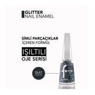 FLORMAR FLORMAR Flormar Glitter Oje No: 41 Colorjoy  1 of 3 