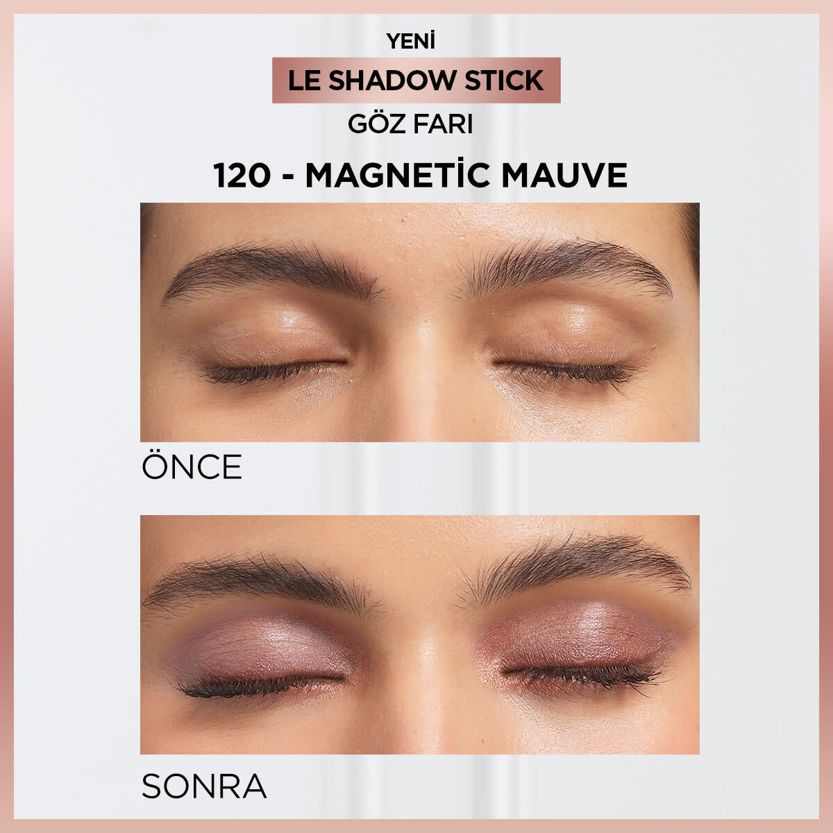  LOREAL PARIS LOREAL PARIS L’Oreal Paris Le Shadow Stick Göz Farı 120 Magnetic Mauve  1 of 8 