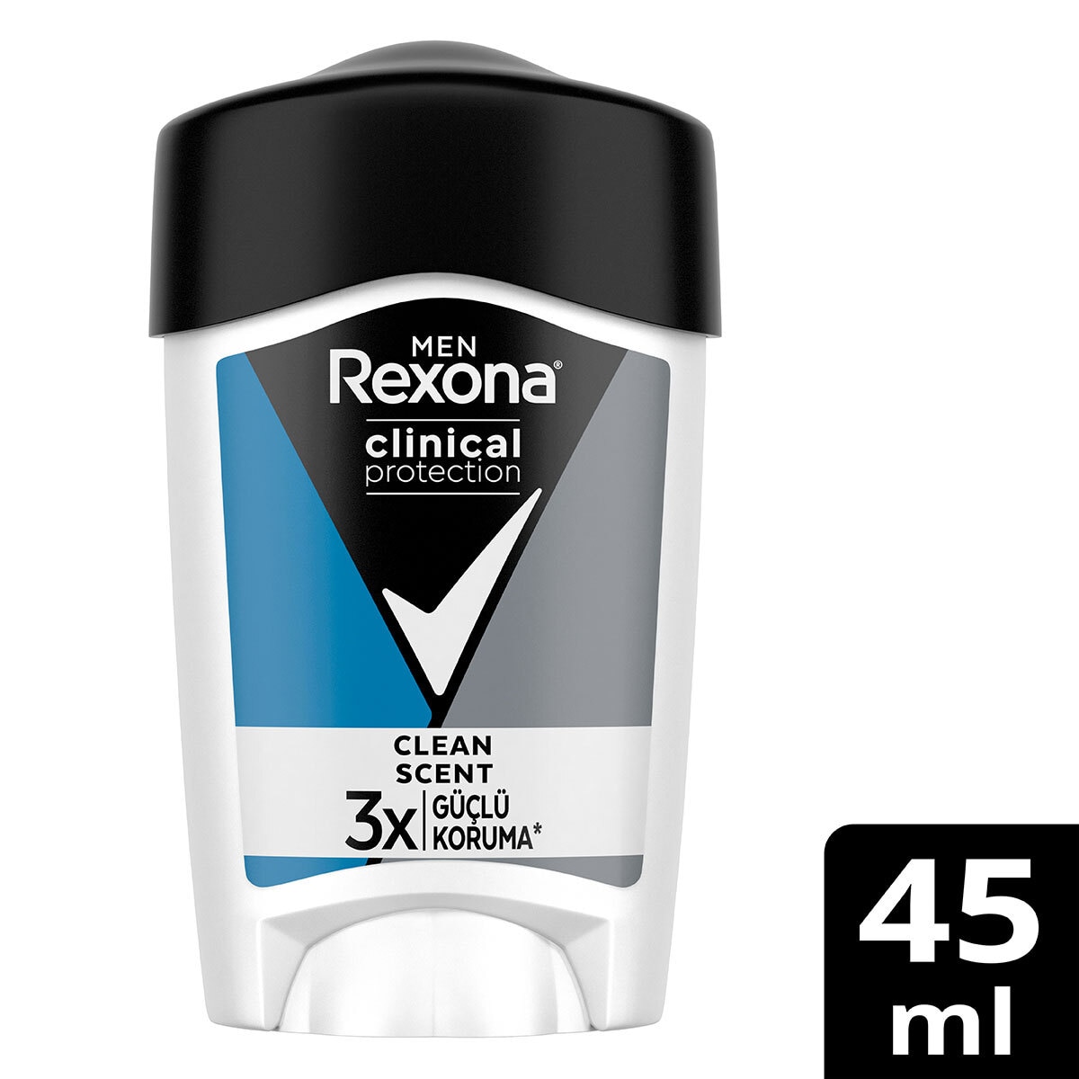  REXONA REXONA Rexona Men Clinical Protection Erkek Stick Deodorant Clean Scent 3x Güçlü Koruma 45 ml  Rexona Men Clinical Protection Erkek Stick Deodorant Clean Scent 3x Güçlü Koruma 45 ml