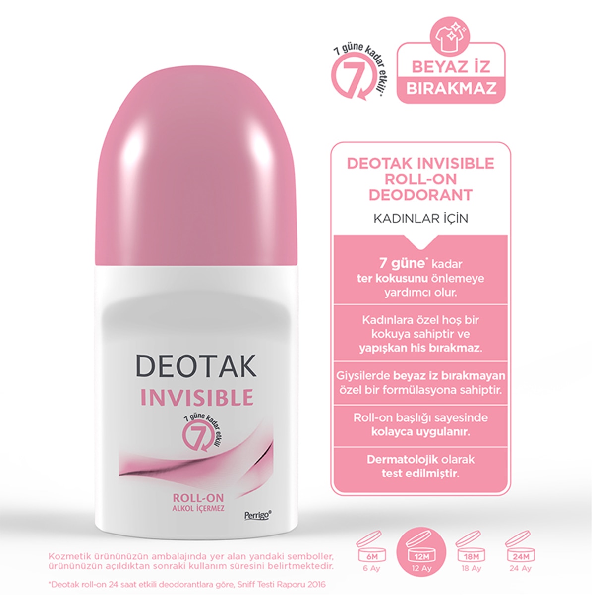  DEOTAK DEOTAK Deotak Invisible Kadın Roll-On 35 ml  1 of 5 