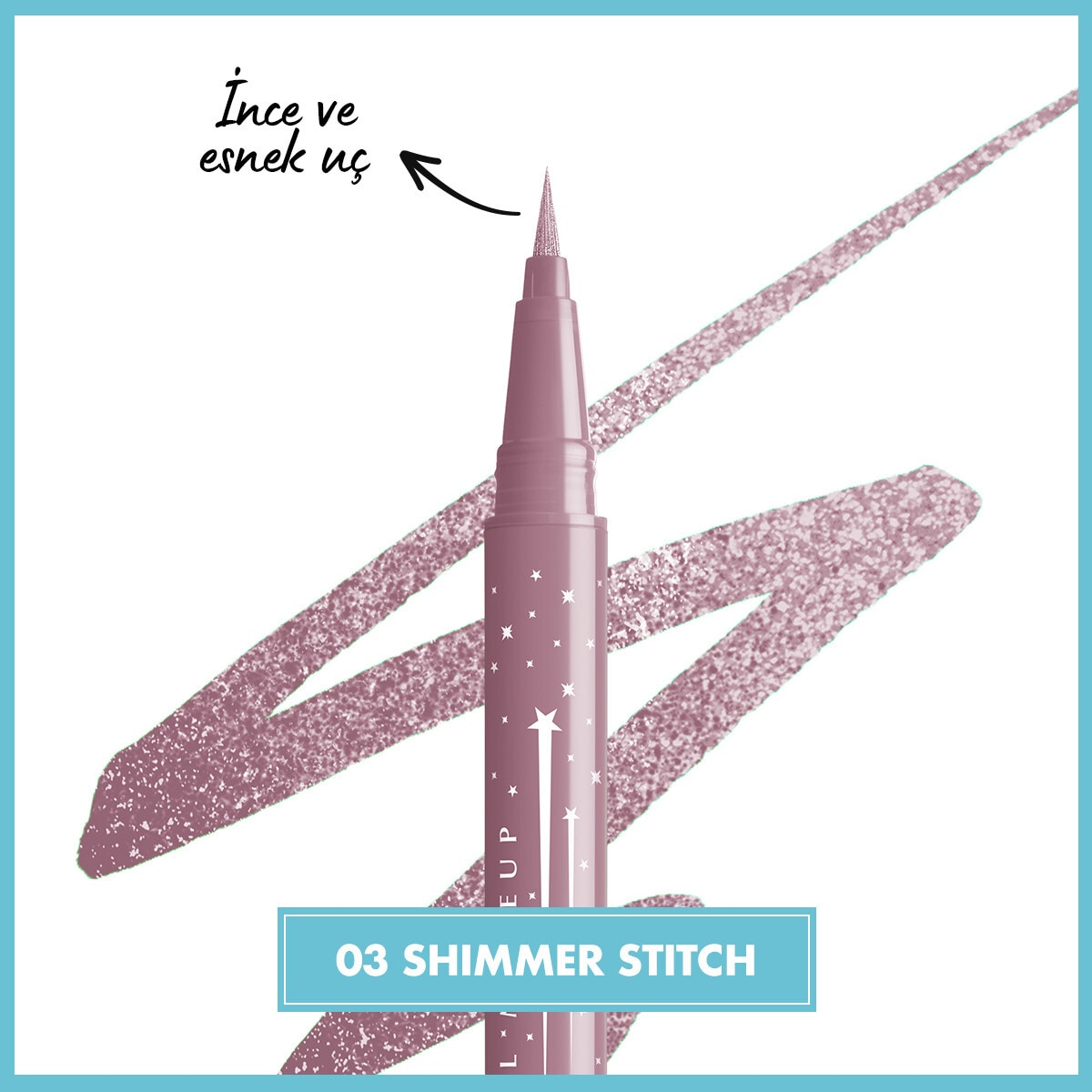  NYX NYX Nyx Professional Makeup Epic Ink Liner Glitz Eyeliner Shimmer Stitch  1 of 7 