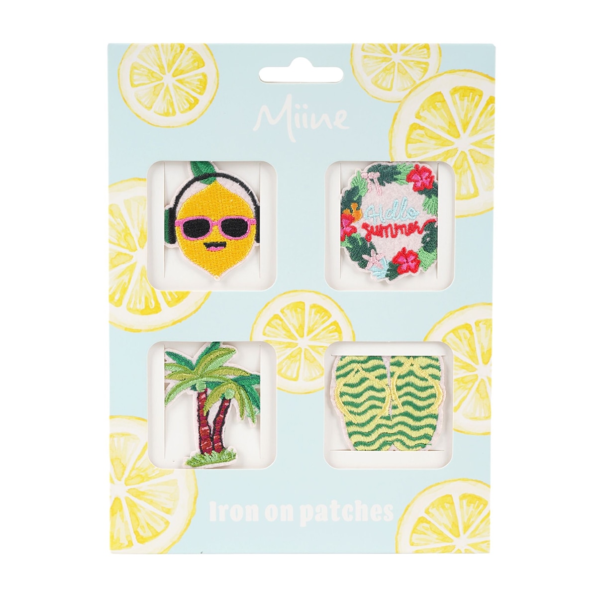 MIINE MIINE Miine Lemonade Summer Renkli Yama Set 4'lü 1 of 3