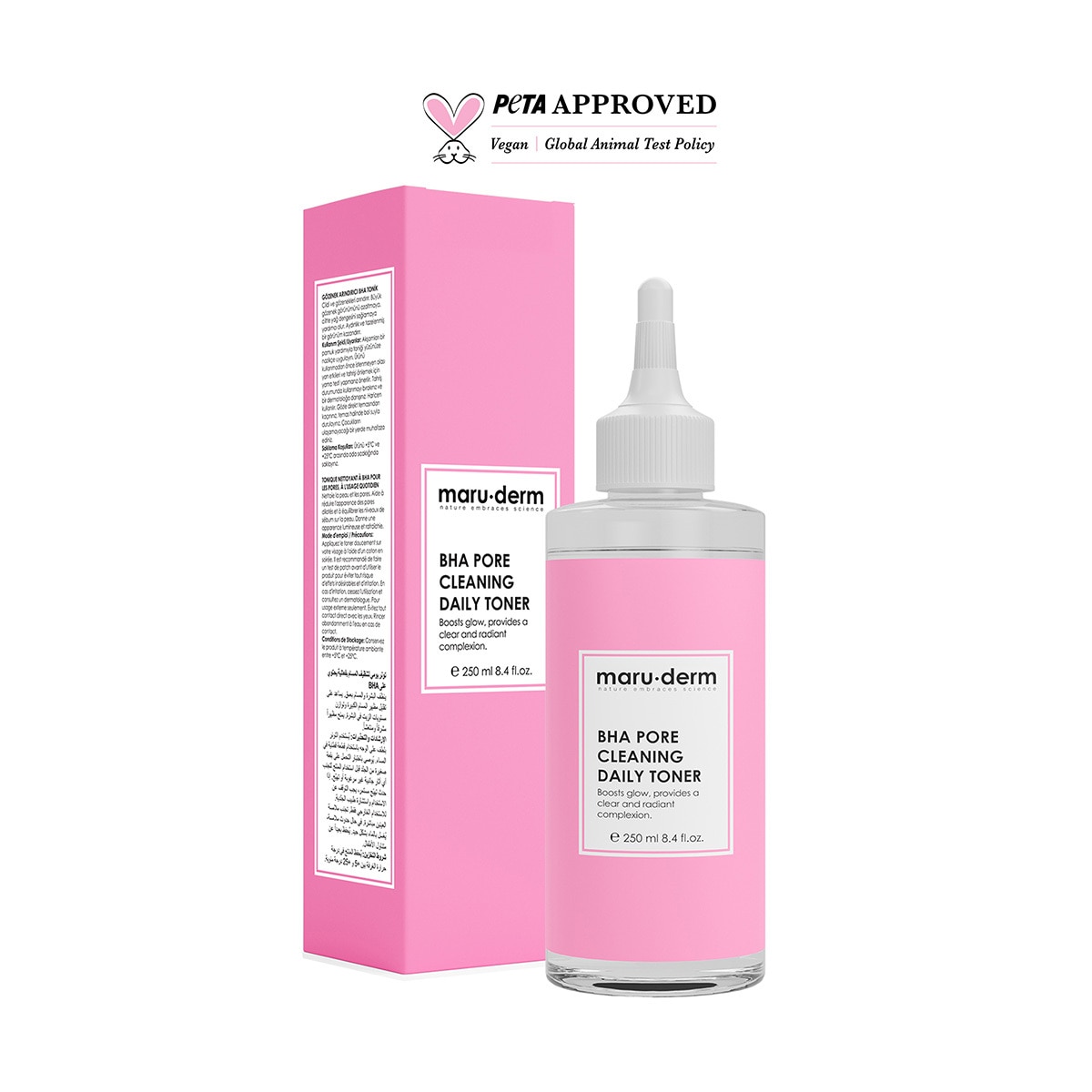  MARUDERM MARUDERM Maruderm Gözenek Sıkılaştırıcı Akne Karşıtı BHA Tonik 250 ml  1 of 4 