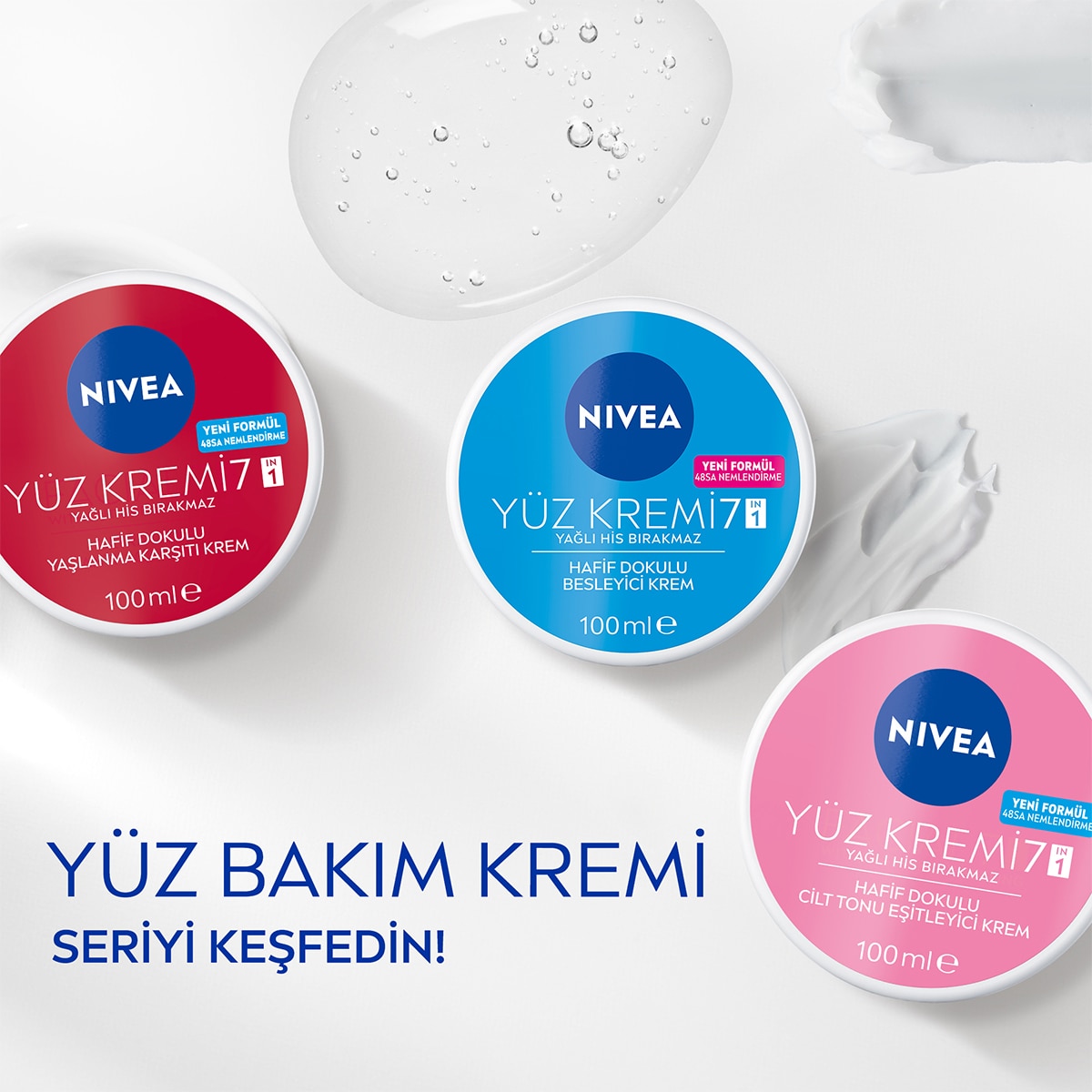  NIVEA VISAGE NIVEA VISAGE Nivea Cilt Tonu Eşitleyici Yüz Kremi 100 ml 24 Saat Nemlendirici  1 of 7 
