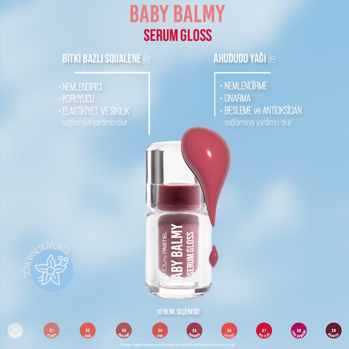 SHOW BY PASTEL SHOW BY PASTEL Show By Pastel Baby Balmy Serum Gloss 35 Euphoria 1 of 4