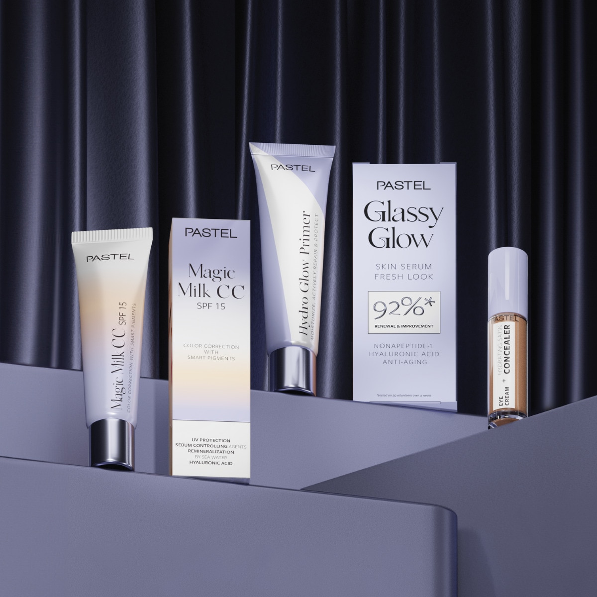 PASTEL PASTEL Pastel Make Up To Skin Care Hydrating Göz Altı Kapatıcısı ve Göz Kremi 62 Ivory 1 of 10