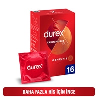 Durex Yakın Hisset XL İnce Prezervatif 16'lı