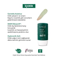  SİNOZ SINOZ Sinoz Cica Ton Eşitleyici Yüz Güneş Koruyucu Losyon SPF50+ 50 ml  1 of 8 