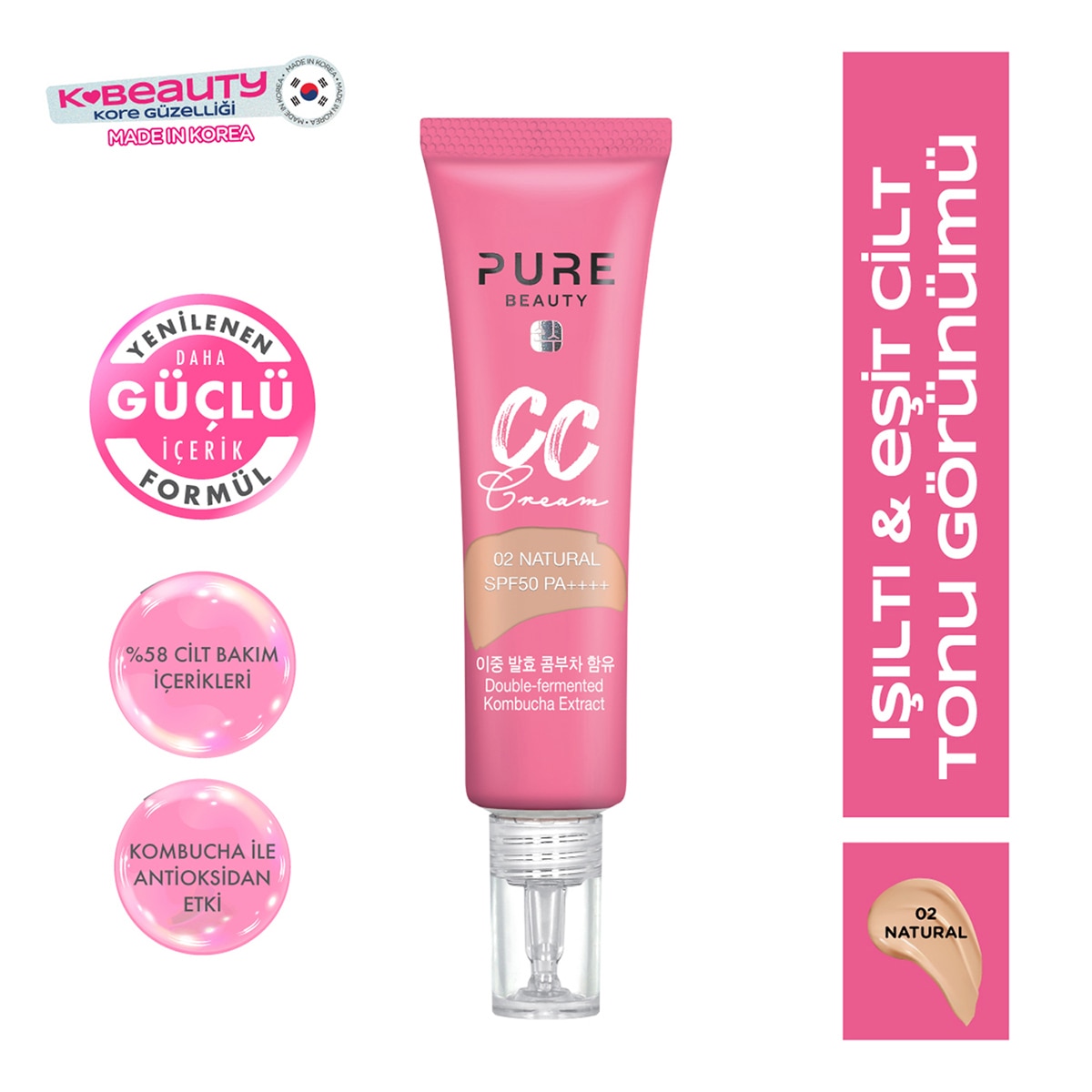PURE BEAUTY PURE BEAUTY Pure Beauty CC Krem Natural 30 ml 1 of 14