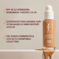  FLORMAR FLORMAR Flormar Perfect Coverage Yoğun Pigmentli SPF30 Fondöten No: 102 Soft Beige  1 of 8 