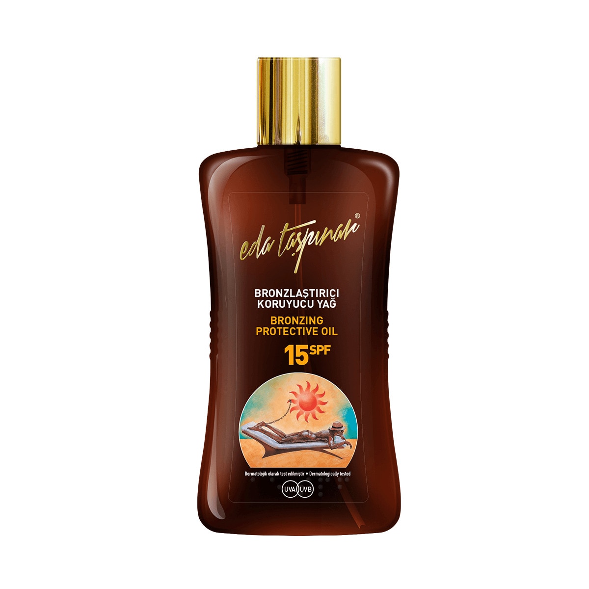  EDA TAŞPINAR EDA TAŞPINAR Eda Taşpınar Bronzlaştırıcı Koruyucu Yağ Spf 15 200 ml  1 of 3 