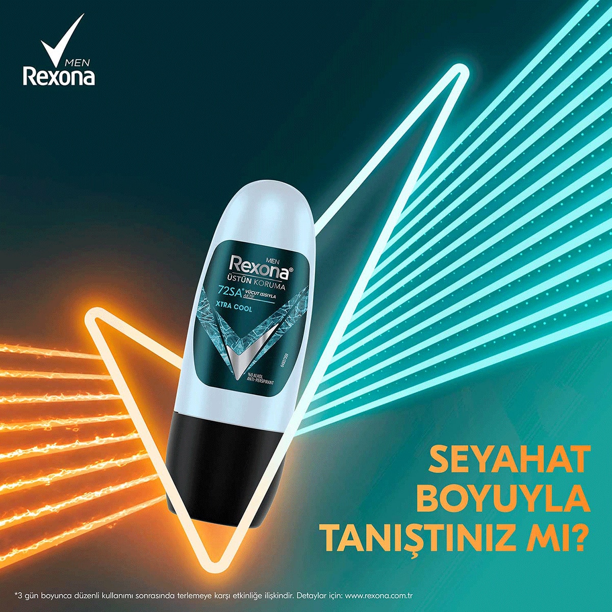 REXONA REXONA Rexona Extra Cool Erkek Mini Roll on 25 ml + 25 ml  1 of 8 