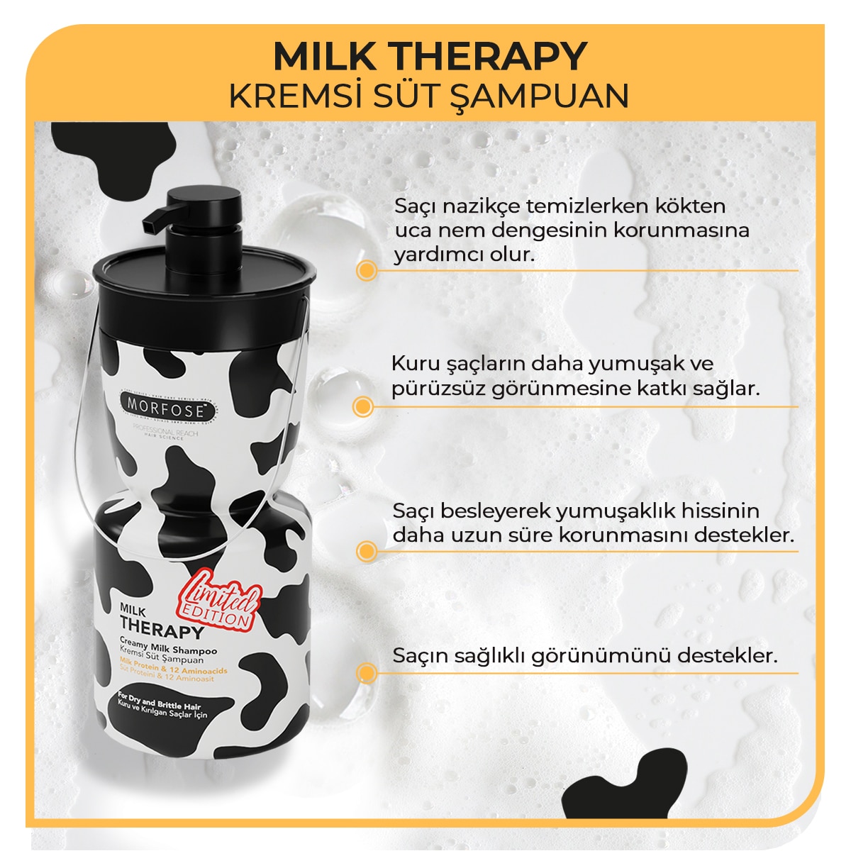  MORFOSE EXC. MORFOSE EXC. Morfose Şampuan Milk Therapy 750 ml  1 of 7 