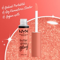 NYX Professional Makeup Butter Gloss Bling Işıltılı Dudak Parlatıcısı 02 Dripped Out