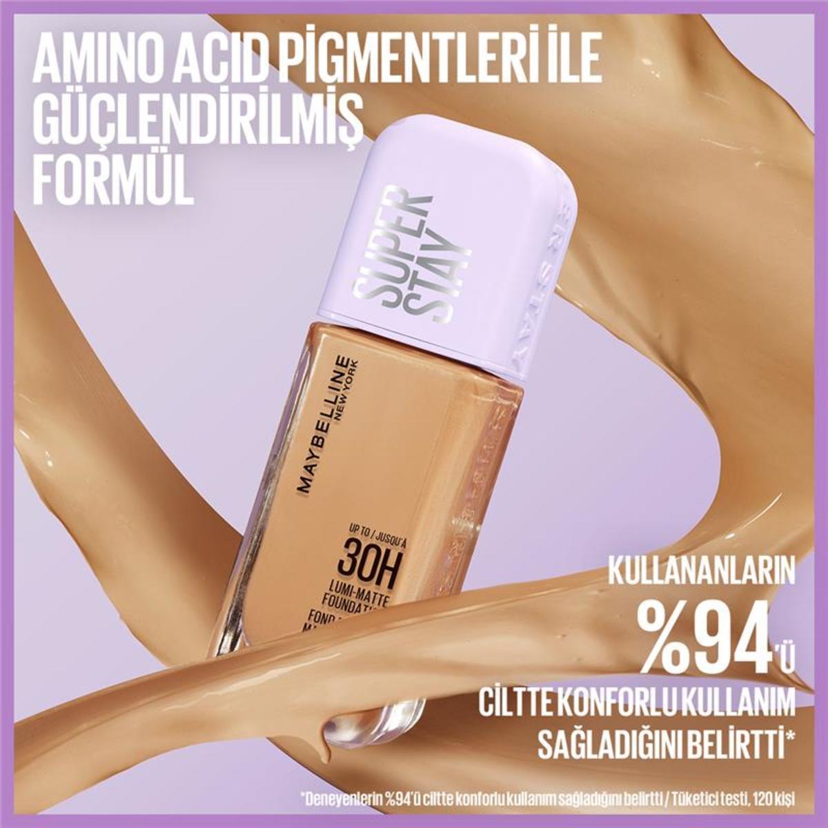  MAYBELLINE MAYBELLINE Maybelline New York Super Stay Lumi Matte Fondöten No: 129  1 of 6 