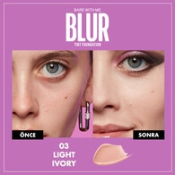 Blur Tint Ciltte Filtre Etkili Fondöten - 03 Light Ivory