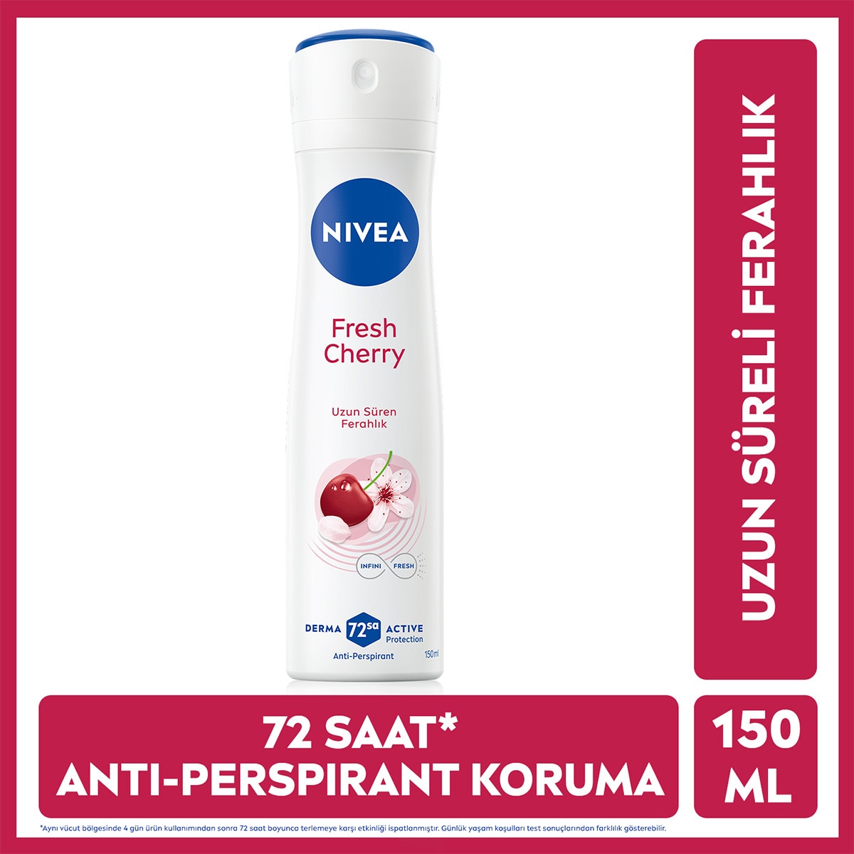 NIVEA DEO NIVEA DEO Nivea Fresh Cherry Kadın Deodorant 150 ml  1 of 6 