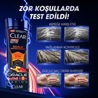  CLEAR CLEAR Clear Men Şampuan Redbull Kepeğe Karşı 330 ml  1 of 11 