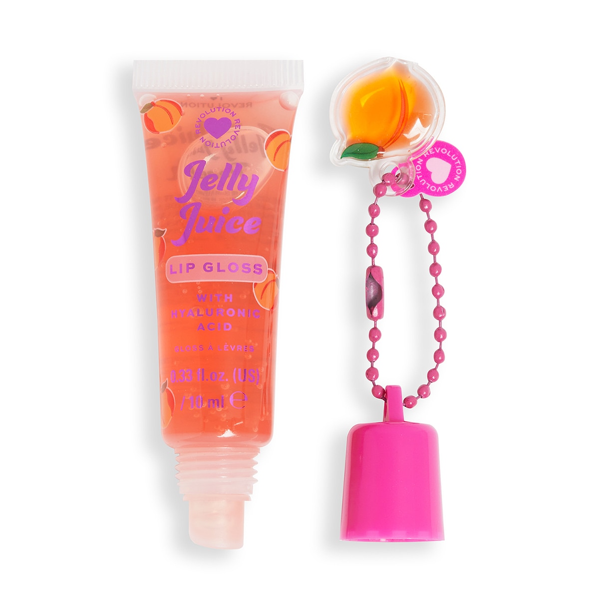  undefined I HEART REVOLUTION I Heart Revolution Juicy Jelly Lip Gloss Peach  1 of 7 