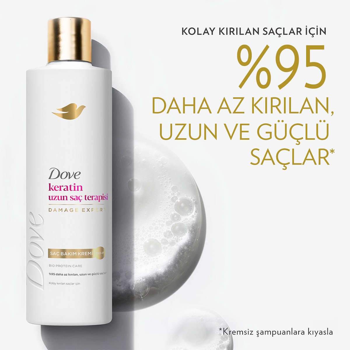 DOVE DOVE Dove Saç Bakım Kremi Uzun Saç Terapisi 350 ml 1 of 11