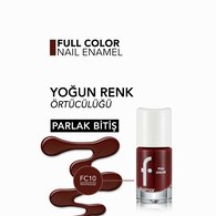 Flormar Full Color Yoğun Pigmentli Parlak Oje Kiremit Kırmızısı