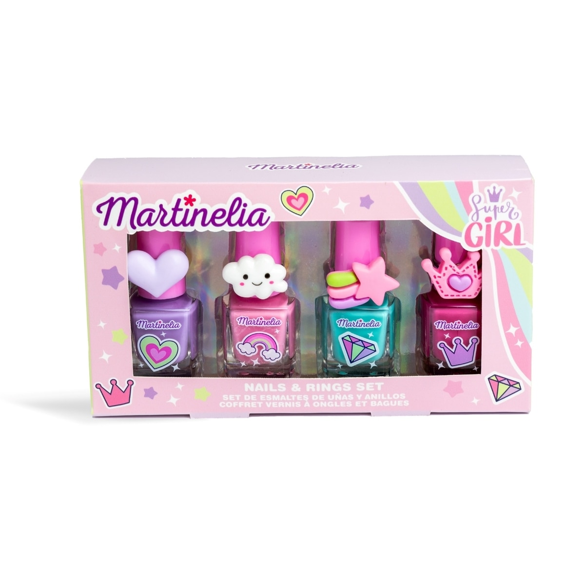MARTINELIA MARTINELIA MARTINELIA SUPER GIRL OJE VE YÜZÜK SETİ 4LÜ 1 of 2