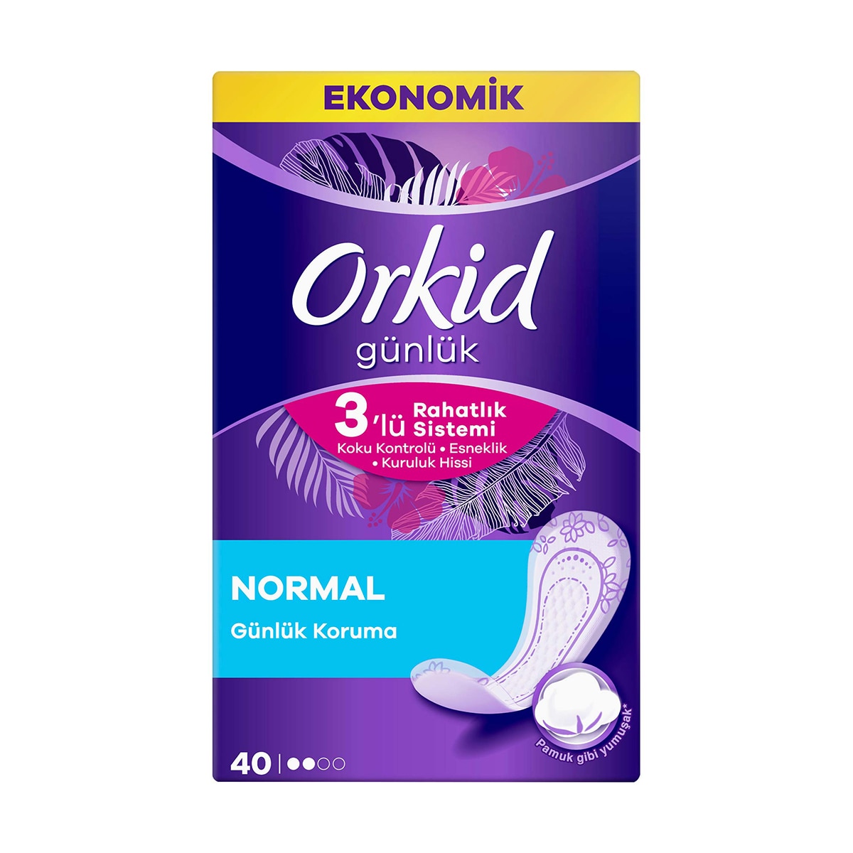 ORKID ORKID Orkid Günlük Ped Eko Normal 40 Adet 1 of 10