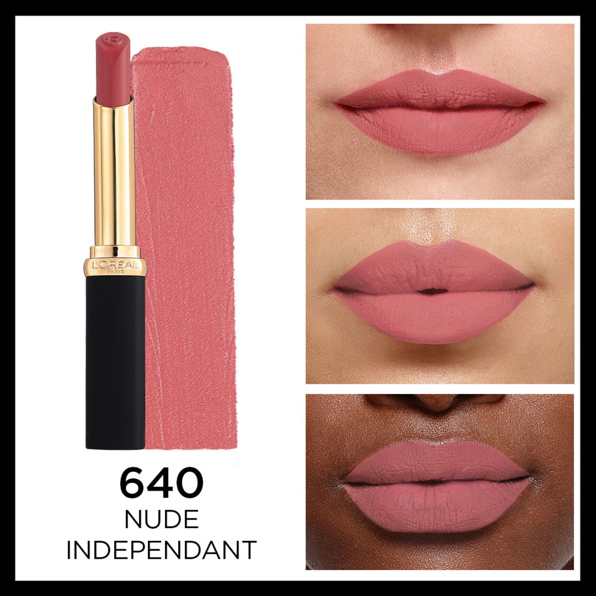  LOREAL PARIS LOREAL PARIS L'Oreal Paris Color Riche Intense Volume Mat Ruj No: 640 Nude Independant  1 of 6 