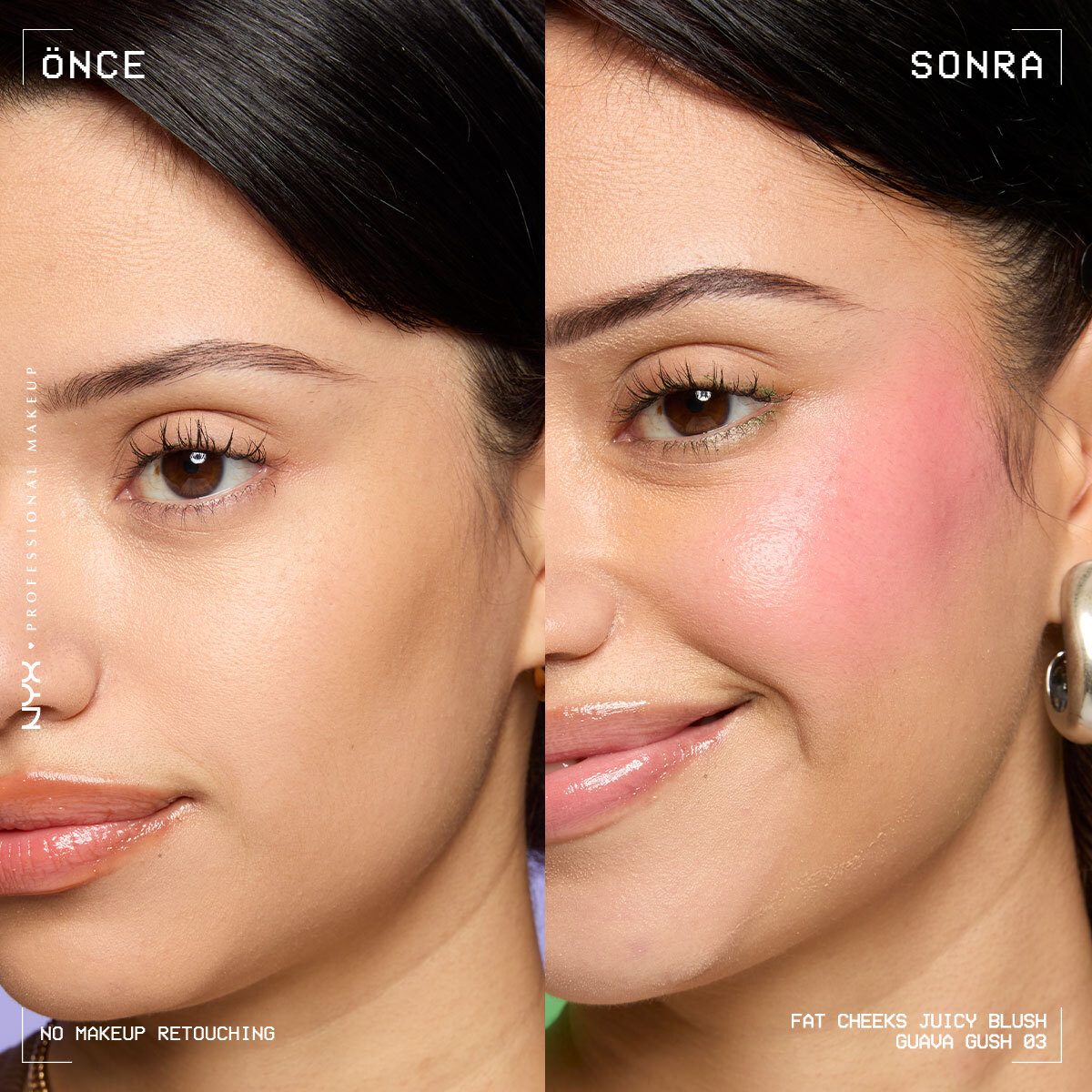  NYX NYX Nyx Professional Makeup Fat Cheeks Likit Allık Guava Gush  1 of 8 