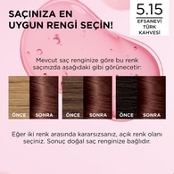 L'Oreal Paris Excellence Efsanevi Türk Kahvesi Saç Boyası 5.15