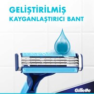 Gillette Blue3 Cool Kullan At Tıraş Bıçakları x 3