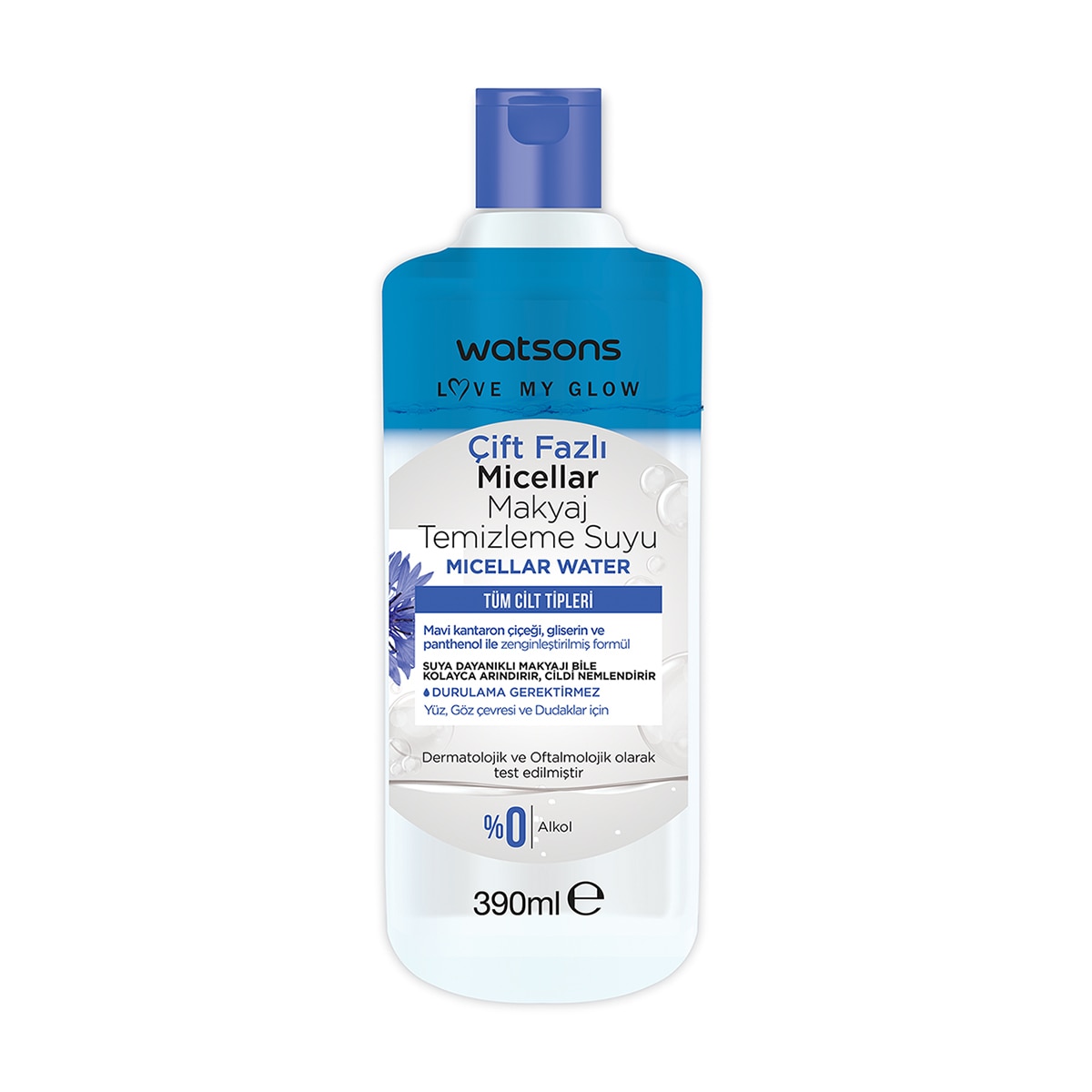  undefined WATSONS Watsons Çift Fazlı Micellar Su 390 ml  1 of 3 