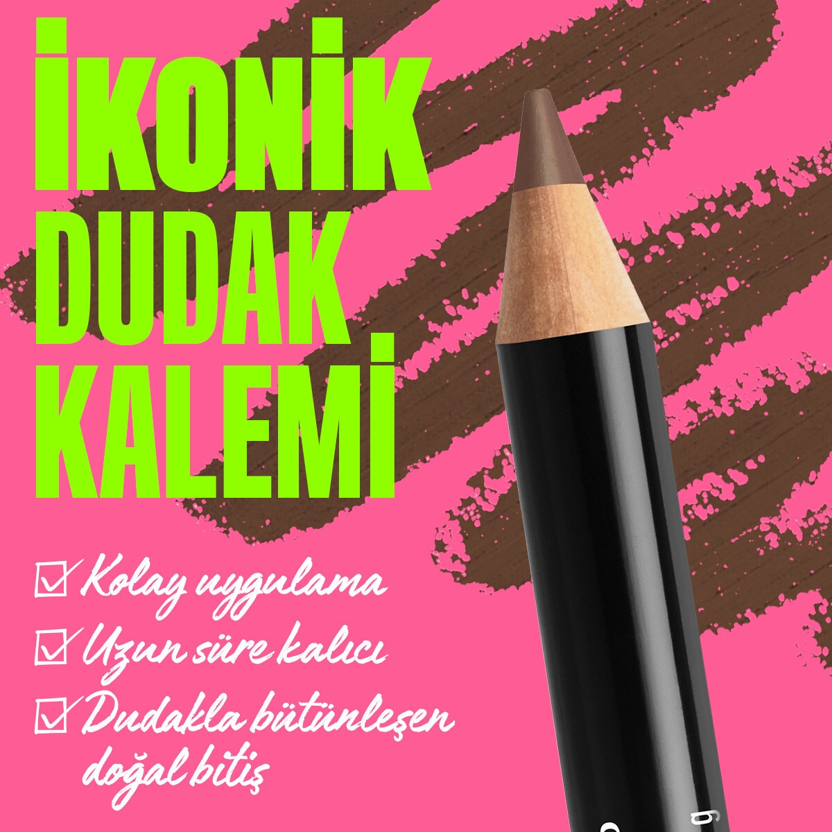  NYX NYX Nyx Professional Makeup Slim Lip Kalem Mauve  1 of 5 