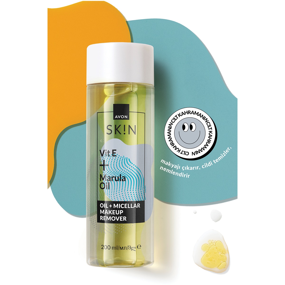 AVON AVON Avon Skin Çift Fazlı Makyaj Temizleyici 200 ml 1 of 4