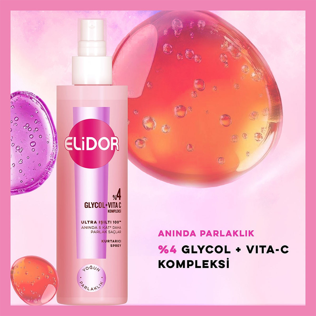  ELİDOR ELİDOR Elidor Sıvı Saç Kremi Ultra Işıltı 200 ml  1 of 10 