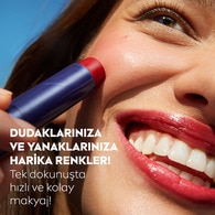 Nivea Renkli Dudak Bakım Kremi Kırmızı 4,8 g SPF30 E Vitamini Dudak ve Yanaklar İçin