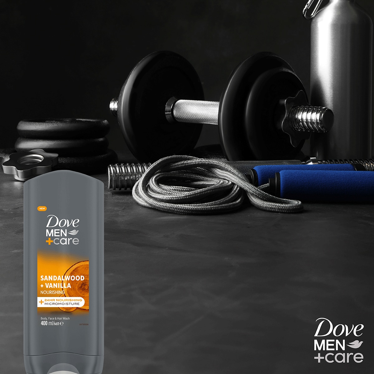  DOVE MEN DOVE MEN Dove Men +Care Sandalwood + Vanilya Duş Jeli 400 ml  1 of 11 