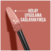Maybelline New York Super Stay Vinyl Ink Likit Parlak Ruj 100 Charmed