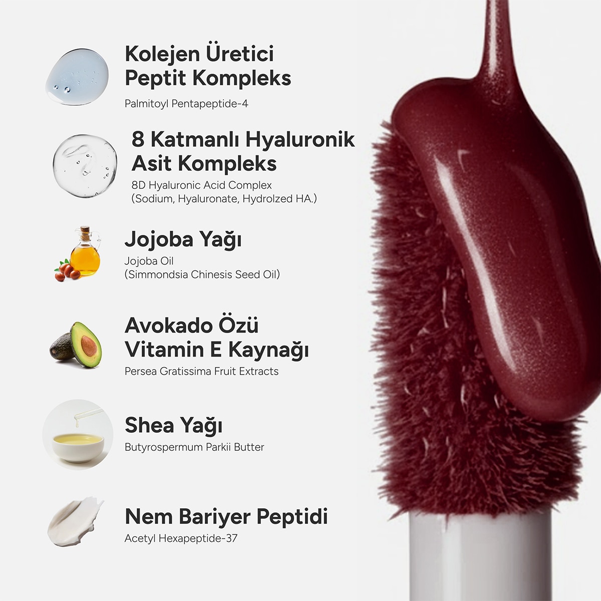  LA FAE LA FAE La Faé Lip & Cheek Peptide Tint Berry Flush  1 of 7 