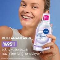 NIVEA VISAGE NIVEA VISAGE EXC. Nivea Yatıştırıcı Micellar Makyaj Temizleme Suyu 400 ml + Böğürtlen Nemlendirici Dudak Bakım Kremi 4,8 g Set 1 of 6