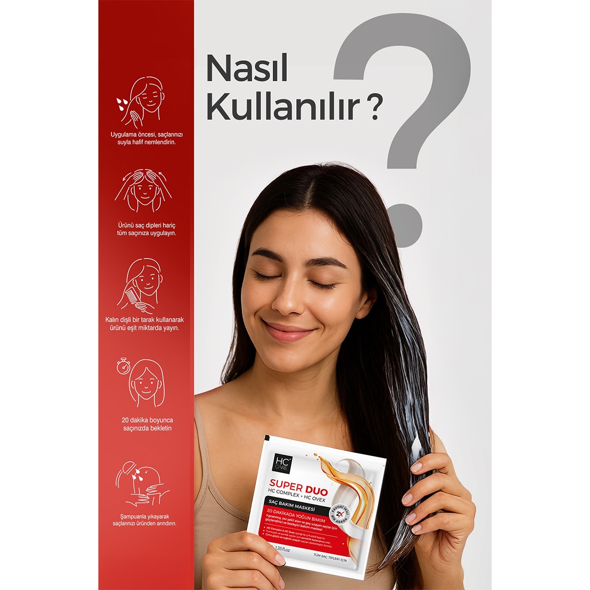HC CARE HC CARE HC Care Saç Bakım Maskesi Duo 40 ml 1 of 5