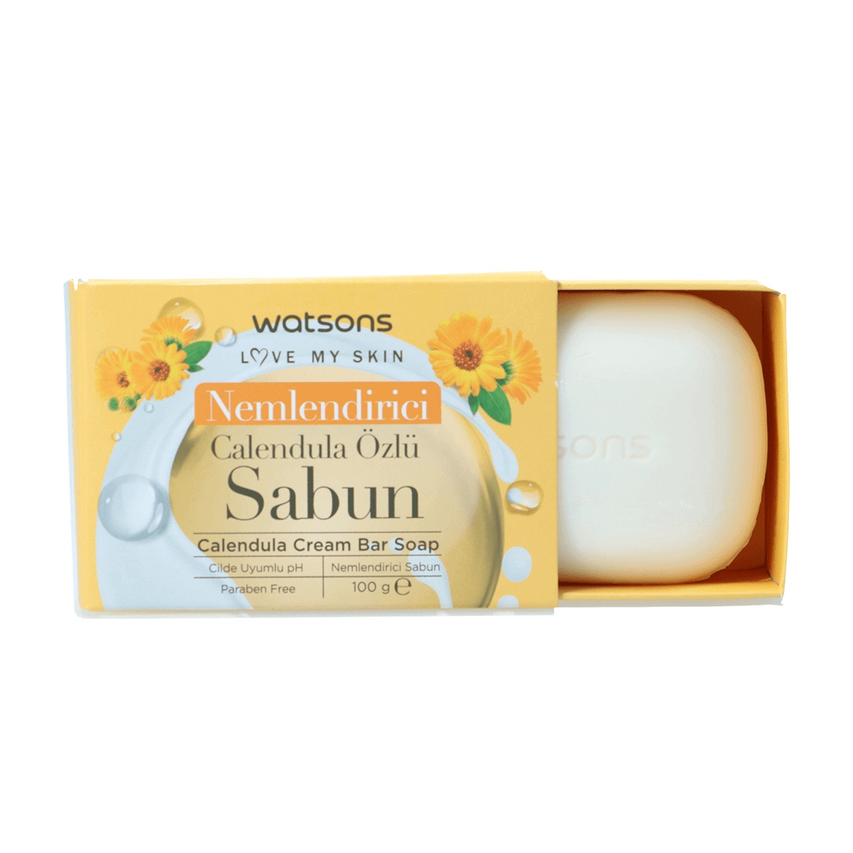  WATSONS WATSONS Watsons Yüz ve Banyo Sabunu Nemlendirici Calendula Özlü 100 gr  1 of 3 