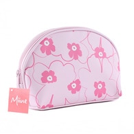  MIINE MIINE Miine Makyaj Çantası Orta Çiçekli Pembe  1 of 2 