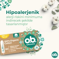 Ob Organik Tampon Normal 16 Adet