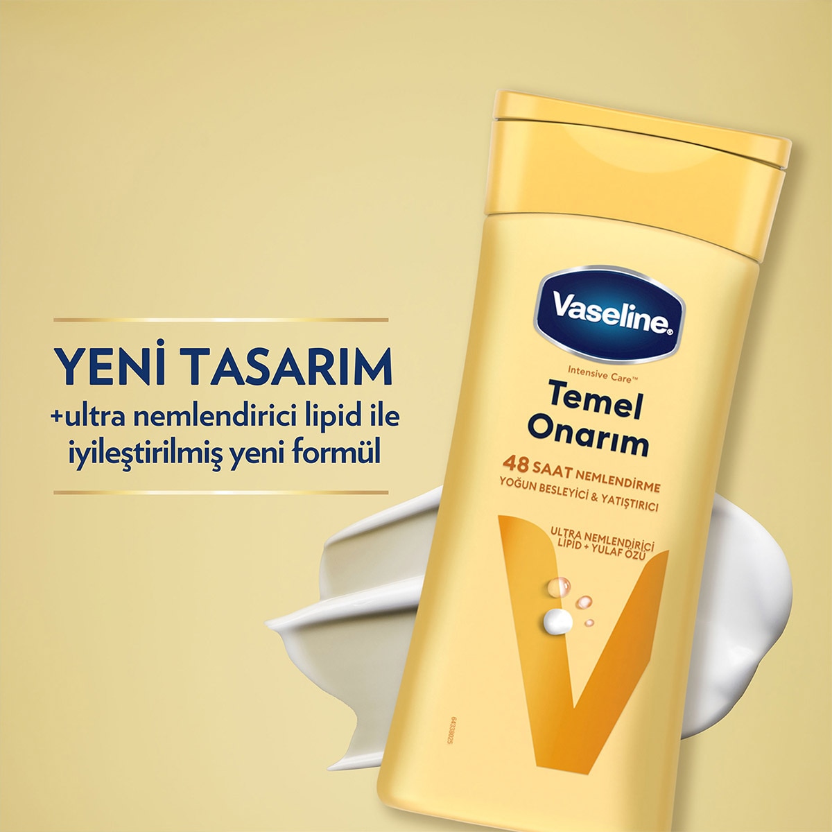  VASELINE VASELINE Vaseline Vücut Losyonu Temel Onarım Kuru Ciltler İçin 200 ml  1 of 10 