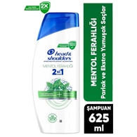  HEAD&SHOULDERS HEAD&SHOULDERS Head&Shoulders Şampuan 2'si 1 Arada Mentol 625 ml  1 of 1 