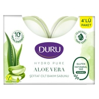  DURU DURU Duru Hydropure Aloe Vera Şeffaf Cilt Bakım Sabunu 135 g 4'lü Paket  1 of 1 